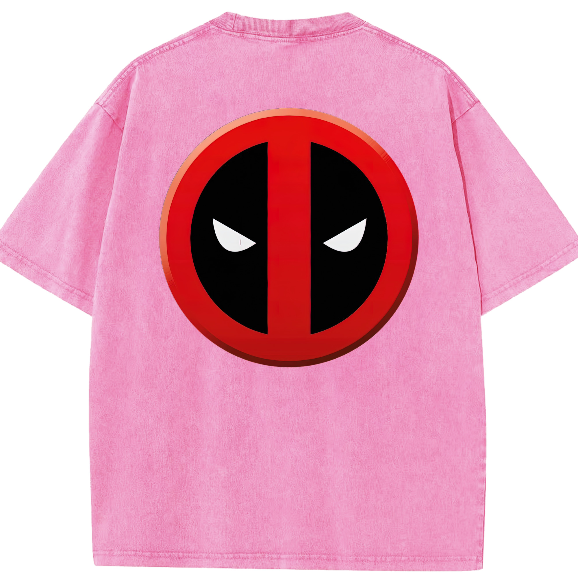 （画像用） Deadpool デッドプール 綿100% ヴィンテージ風 半袖Tシャツ（背面プリント）